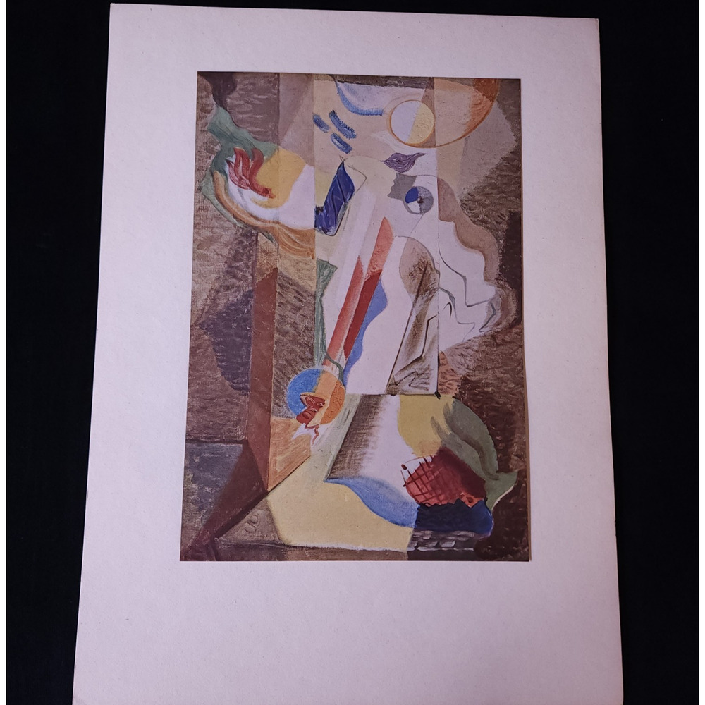 1947 After André Masson The Girl at the Window 1st Edition Period Lithograph Art